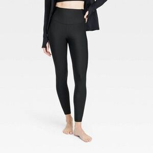 All in Motion - Women's Effortless Support High-Rise 7/8 Leggings  Black